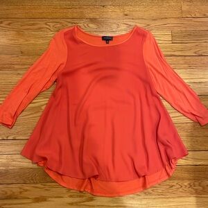 The Limited Coral Red Blouse